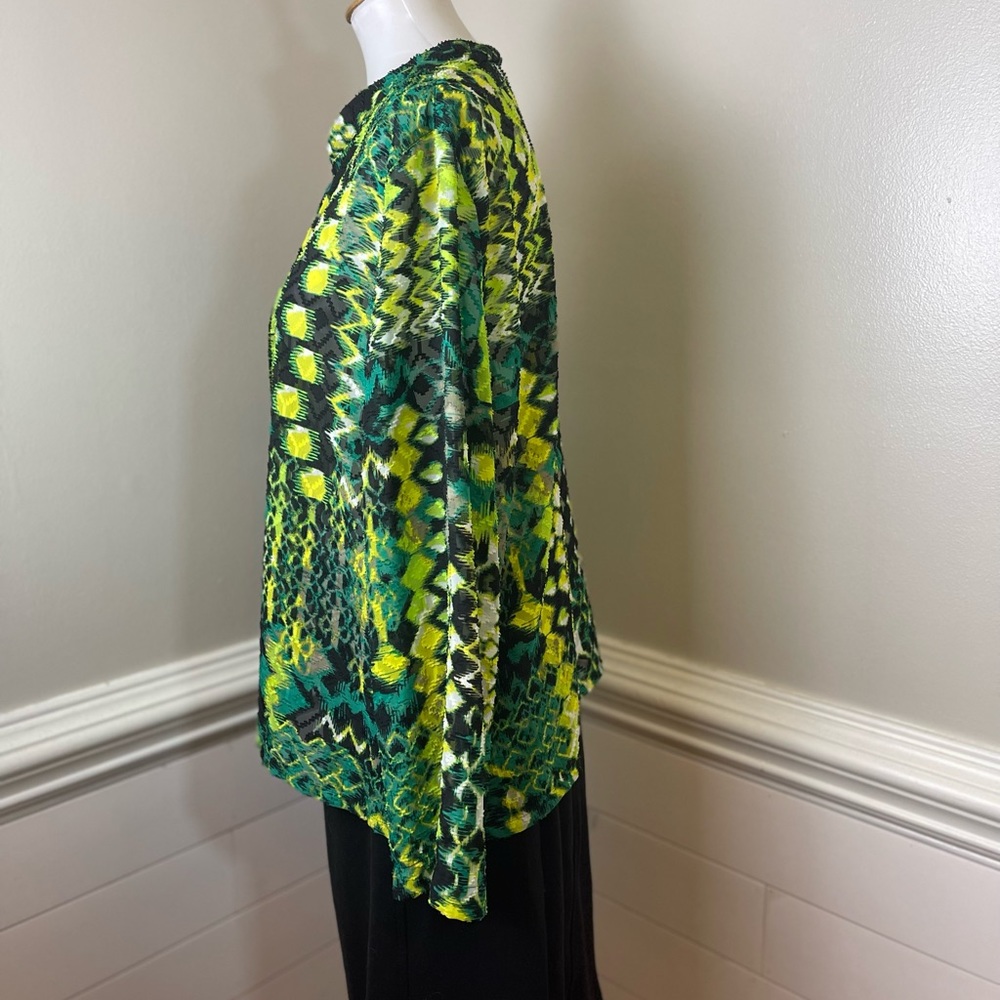 Ruby Rd. Abstract Print Top 16 FREE SHIP - Picture 2 of 4